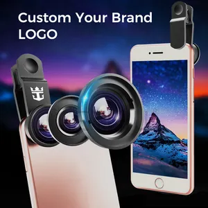 2023 Nieuwe Collectie Relatiegeschenken Elektronica Producten 3 In 1 Telefoon Lens Oem Custom Relatiegeschenk Set Met Selfiestick Voor Cadeau