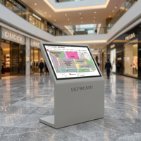 Kiosco Interactivo de 43 Pulgadas con Pantalla Táctil, Directorio Digital 4K, de Pie, para Centros Comerciales y Comercios Minoristas