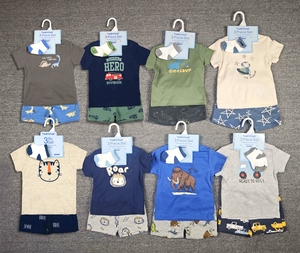 Tedmimak In Grossetto Set <span class=keywords><strong>3</strong></span> Pezzi Abbigliamento <span class=keywords><strong>Neonato</strong></span>: Fascia per Capelli, Maglietta e Pantaloncini, Misure Miste per Bambina, da 6-12 <span class=keywords><strong>Mesi</strong></span> - Product Image 2