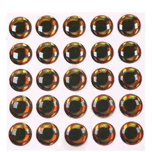 Vente en gros 100 pièces/sac 3mm-14mm holographique 3d leurre de pêche yeux pour la fabrication de leurres vent/terre/feu/glace - Product Image 3