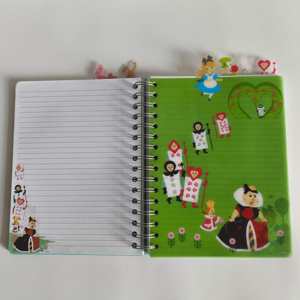 <span class=keywords><strong>Cuaderno</strong></span> de tapa blanda de PP <span class=keywords><strong>con</strong></span> estampado colorido personalizado A5 al por mayor, <span class=keywords><strong>cuaderno</strong></span> de encuadernación en <span class=keywords><strong>espiral</strong></span> <span class=keywords><strong>con</strong></span> seis divisores de índice de PP, tema de niña - Product Image 4