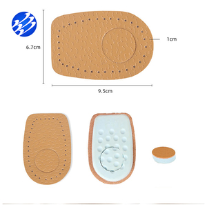 Aider à soulager la douleur au pied Tasses à talons en cuir pour les <span class=keywords><strong>éperon</strong></span>s calcanéens - Product Image 5