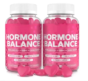 Hormone Balance pour les femmes Flo & PMS Relief Gummies Dong Quai & Cranberry Gummy Vitamin Complex Menstrual Cramp Relief