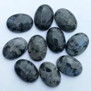 Diy Most Rare Loose Gemstone 25*18mm oval labradorite cabochons wholesale mix gemstones Crafts