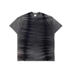 <span class=keywords><strong>Camiseta</strong></span> de manga corta de algodón teñida anudada para hombre, estilo retro, holgada, versátil, informal, estilo Ins, tendencia de verano - Product Image 3