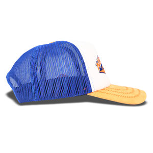 Gorra de malla tipo trucker con logotipo personalizado de alta calidad de Tcap China, bordado plano en espuma. - Product Image 4