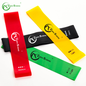 Zhen sheng Großhandel Custom Logo Bein Fitness Bands Tpe Boxen Widerstand Workout <span class=keywords><strong>Loop</strong></span> Übungs band Set - Product Image 2
