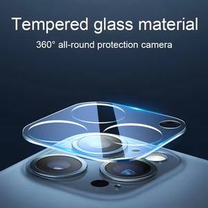 กระจกนิรภัยใหม่เลนส์กล้องโทรศัพท์มือถือฟิล์มป้องกันหน้าจอสำหรับ <span class=keywords><strong>iPhone</strong></span> 17 16 <span class=keywords><strong>Pro</strong></span> 15 <span class=keywords><strong>PRO</strong></span> <span class=keywords><strong>MAX</strong></span> กล้องเลนส์ - Product Image 2