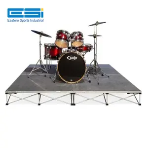 ESI Stage system portable riser mobile used 4ft portable stage for sale