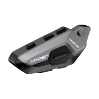 Casque de moto avec interphone BT et TWS, intercomunicador para moto, casque avec micro de haute qualité pour 4 motards, prix d'usine