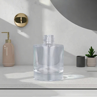 Flacon compte-gouttes en verre transparent à paroi épaisse Fuyun 30ml 50ml, fond lourd, 1oz, pour cosmétiques, toner, sérum et mascara, flacon pour soins de la peau