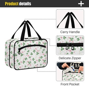 Custom Logo Large Capacity Zipper Fashionable Hanging Travel <b>Toiletry</b> Bag Women Cosmetic Wash <b>Storage</b> Travel Bag - Product Image 4
