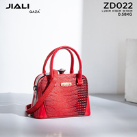 QAZA 2024 nouvelle mode luxe femmes sac à main Crocodile Design en cuir PU ouvert strass embelli bonne qualité sacs à bandoulière