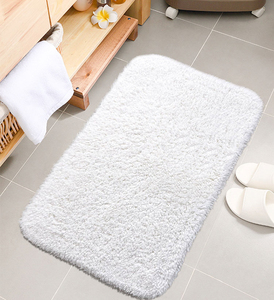 <span class=keywords><strong>Tappeto</strong></span> da <span class=keywords><strong>Bagno</strong></span> Moderno a Pelo Lungo in Tinta Unita, Tappetino Antiscivolo <span class=keywords><strong>Lavabile</strong></span> in Microfibra ad Alta Densità per <span class=keywords><strong>Bagno</strong></span> di Casa - Product Image 2