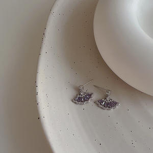 Pendientes de Estilo Coreano de Moda con Mini Circonitas en Forma Ovalada, Decoraciones Versátiles para las Orejas para Mujer, Venta al por Mayor - Product Image 3