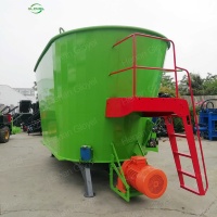 Mélangeur vertical électrique pour boîte moteur avec machine de traitement des aliments et mélangeur adapté aux fermes laitières