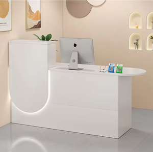Small <b>MINI</b> Counter Front <b>Desk</b> Reception <b>Desk</b> Cash Register Modern Minimalist Clothing Store Milk Tea Shop Beauty Salon Counter - Product Image 4