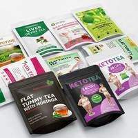 Bolsitas de Té Detox de 14 Días, Mezcla Herbal con Vitaminas para Adultos, para Control de Peso, Té Adelgazante, Bolsitas Individuales, OEM, ODM, Personalizado