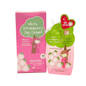 เซรั่มวันสตรอเบอร์รี่สีขาวสำหรับทุกสภาพผิวครีมซองกระชับรูขุมขนทำให้ผิวกระจ่างใสลดริ้วรอย - Product Image 3