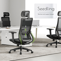 Bureau de direction moderne et chaise ergonomique, chaises de bureau ergonomiques en maille réglables, chaise de jeu ergonomique