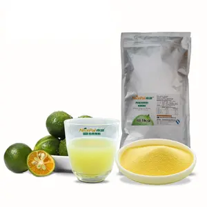 Spray dried Small Green Lime extract Calamansi Juice Powder rich in vitamin C for sauces seasoning sparkling wine coffee