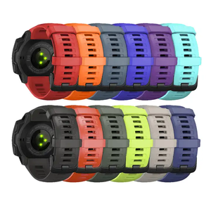 ガーミン本能シリコーンストラップスポーツスタイル20mm幅リストバンドガーミンアプローチS60/Quatix 5ゴールド素材時計バンド - Product Image 1