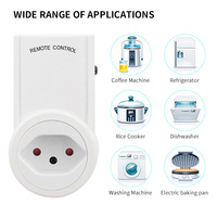 Prise intelligente sans fil COWELL avec télécommande, interrupteur d'alimentation pour lampe, batterie 10A CE ROHS 230V