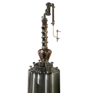 Alcol destillation Moonshine Pot ancora reflusso Colonna per il Whisky Rum Gin Vodka Whisky Spirito Vino attrezzature distillatore