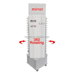 Tùy Chỉnh Led Light Kính Mắt Cửa Hàng Tầng Spinner Sun Glasses Rack <span class=keywords><strong>4</strong></span> Mặt Acrylic Rotating <span class=keywords><strong>Sunglasses</strong></span> <span class=keywords><strong>Display</strong></span> Đứng Cho Quang Học - Product Image 1