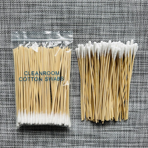 Hisopos Médicos de Algodón de 15 cm con Palito de Bambú, Desechables, de Un Solo Uso, para Uso Hospitalario y Ambulatorio - Product Image 1