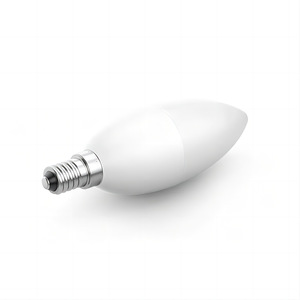 หลอดไฟ LED แบบเชิงเทียน E12 5W 450 ลูเมนส์ แสงวอร์มไวท์ สำหรับโคมระย้า ฐานเล็ก อะลูมิเนียม 80 CRI ใช้งานได้ 50000 ชั่วโมง - Product Image 1