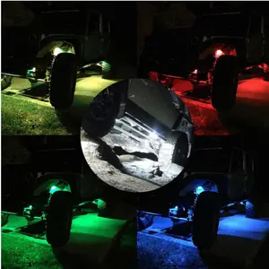 Waterproof Underbody Glow Trail Rig Lamp Underglow Led Neon Light For Jeep ATV UTV Offroad Car Truck Boat Rock Lights