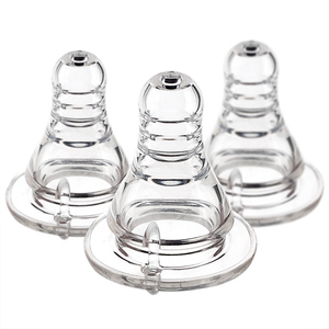 Venta al por mayor 6,5g Anti-colic cuello estándar bebé de silicona tetina botella bebés alimentación pezón - Product Image 1