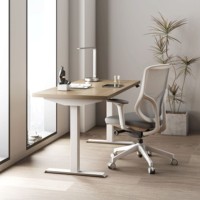 Bureau de travail modulaire en bois EMA, réglable et mobile, pour ordinateur, idéal pour l'école, avec tiroirs de rangement