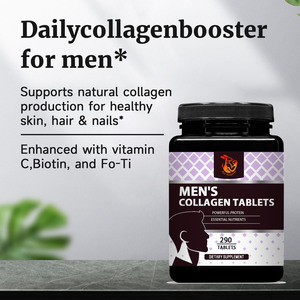 Best Selling Men's Collagen Tablets Hydrolyzed Collagen Supports Natural Collagen Production for Healthy Skin Hair Nails Tablets - Product Image 3