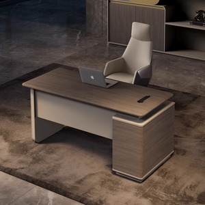 Scrivania Direzionale a L Semplice e Piccola, di Lusso, con Cassetti, Moderna, in Legno MDF, Ecologica, Durevole, Assemblabile, per <span class=keywords><strong>Ufficio</strong></span> - Product Image 3