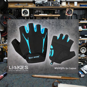 Gants d'été mi-doigts WEST BIKING pour moto et VTT, imperméables - Product Image 3