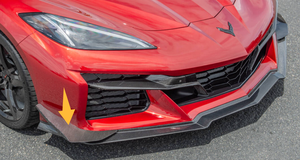 Ailerons avant en fibre de carbone de style OEM C8 Z06 pour <span class=keywords><strong>Corvette</strong></span> C8 Z06 2024 - Product Image 5