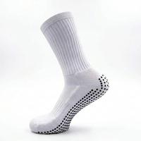 Chaussettes de football pour jeunes avec logo personnalisé, en coton tricoté, antidérapantes, antibactériennes, respirantes pour hommes et jeunes sportifs