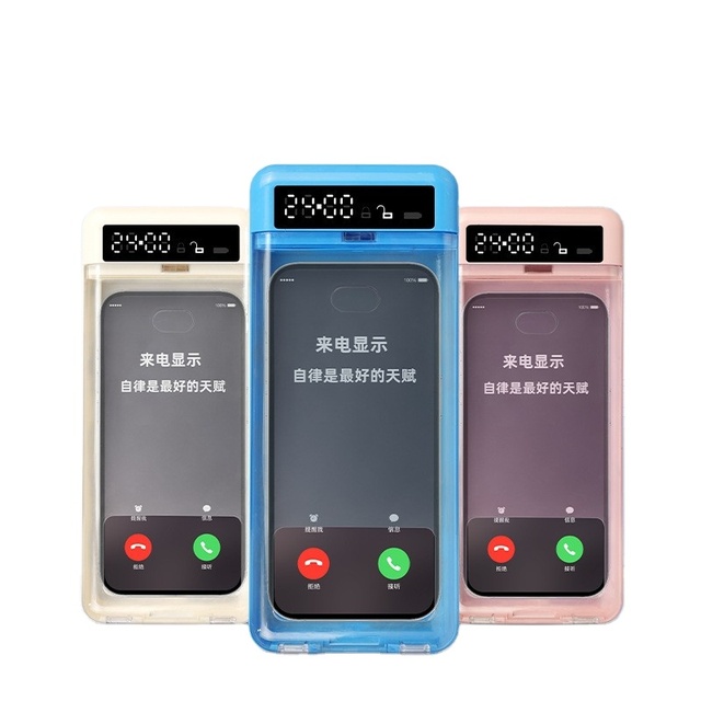Portable Self-control Self-discipline Learning Study Student Quit Mobile Smart Phone Timer Lock Box 24 Hours Emergency Charging