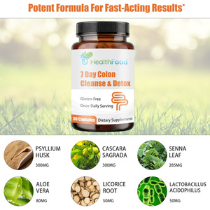 Cápsulas Premium Personalizadas Sin Gluten para Limpieza y Desintoxicación del Colon de 7 Días con Mezcla Probiótica, Apoyo a la Salud - Product Image 4