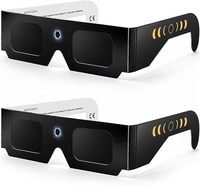 Lunettes d'éclipse solaire ISO 212312-2, lunettes d'éclipse pour l'Espagne et l'Europe, lunettes de protection universelles