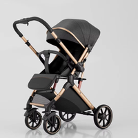 Poussette pliable universelle pour bébé, enfant, nouveau-né, voyage, poussièreuse à double fonction