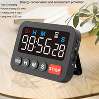 Magnetic Digital Kitchen Timer 99 Stunden 59min 59s Countdown/up Akku-Timer für Klassen zimmer Studie Yoga Laufen