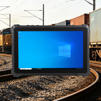 Tablette industrielle à empreinte digitale certifiée RoHS IP67 pour Windows 10 de 10,1 pouces, 8 Go de RAM, 128 Go, détection de vitalité, support VESA, logistique