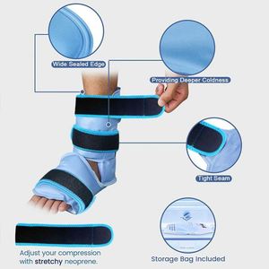 Bolsa de Compresión Fría para el Cuidado de la Salud, Bolsa de Gel de Compresión de Hielo, a Prueba de Fugas y Reutilizable para Lesiones de Tobillo y Pie - Product Image 3