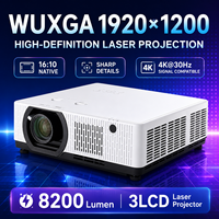 Projecteur laser professionnel 8200 lumens 3LCD WUXGA 1920x1200 pour auditorium et salle de conférence