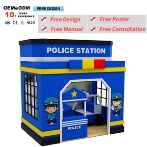 Casa de Juego Temática de Estación de Policía Colorida para Aventuras Infantiles y Experiencias Educativas - Product Image 4