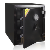 Robuste 113 kg ignifuge anti-fumée serrure à clé code Biométrique numérique coffre-fort
