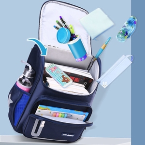 Nouveautés <span class=keywords><strong>Sac</strong></span> <span class=keywords><strong>à</strong></span> <span class=keywords><strong>Dos</strong></span> Étudiant Multifonctionnel Logo Personnalisé Motif Dessin Animé Mignon <span class=keywords><strong>Sac</strong></span> d'École en Oxford Imperméable pour Garçons Filles - Product Image 4